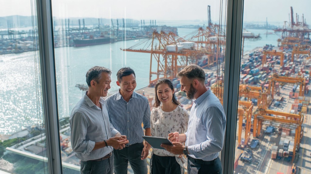Shipping & Trade work environment